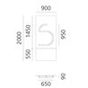 Artemide Alphabet Of Light Wall lamp "S" uppercase