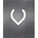 Artemide Alphabet Of Light Wall lamp "v" lowercase