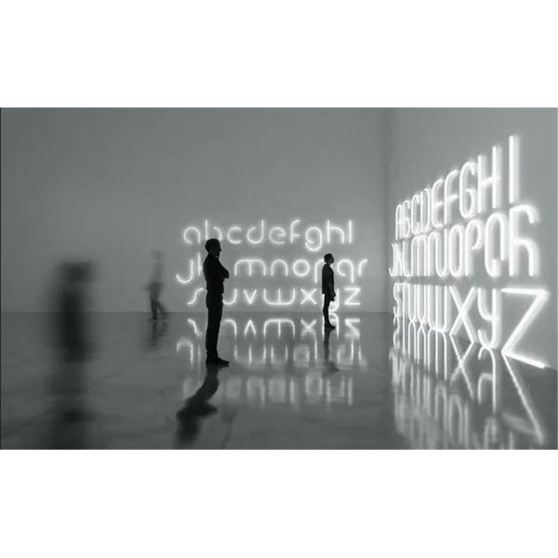 Artemide Alphabet Of Light Wall lamp "v" lowercase