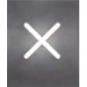 Artemide Alphabet Of Light Wall lamp "x" lowercase