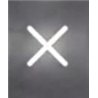 Artemide Alphabet Of Light Wall lamp "x" lowercase