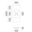 Artemide Alphabet Of Light Wall lamp "x" lowercase