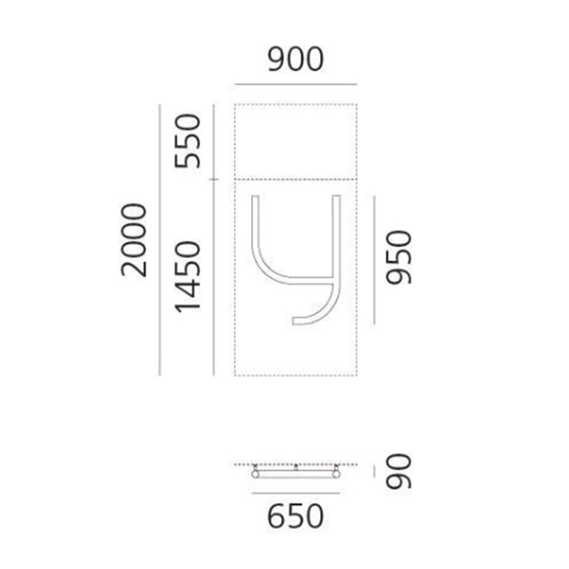 Artemide Alphabet Of Light Wall lamp "y" lowercase