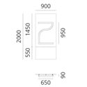 Artemide Alphabet Of Light Wall lamp "Z" uppercase