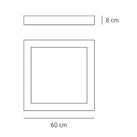 Artemide Altrove 600 Led Wall lamp / ceiling lamp