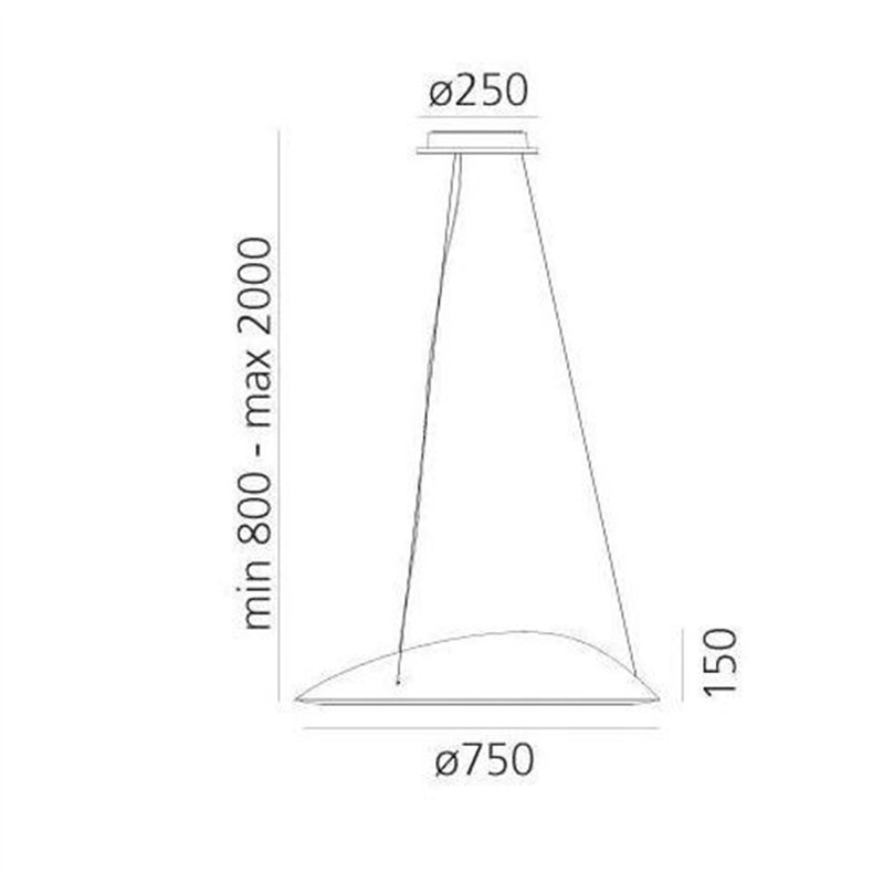 Artemide Ameluna suspended lamp