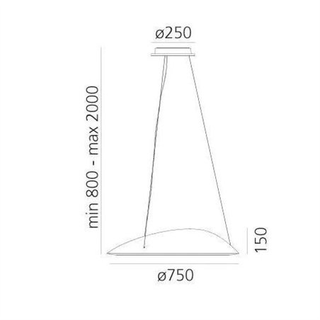 Artemide Ameluna suspended lamp