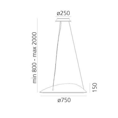Artemide Ameluna RGB suspended lamp