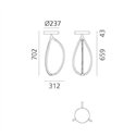 Artemide Arrival 70 ceiling lamp