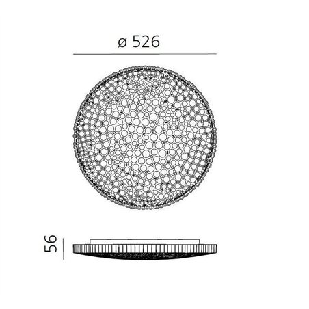Artemide Calipso Wall lamp / ceiling lamp