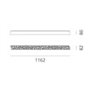 Artemide Calipso Linear SYSTEM ceiling lamp 1210mm