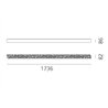 Artemide Calipso Linear SYSTEM ceiling lamp 1785mm