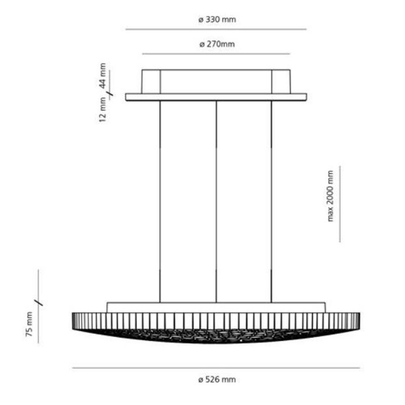 Artemide Calipso suspended lamp
