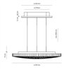 Artemide Calipso suspended lamp