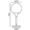 Artemide Castore 25 Table lamp