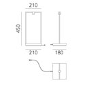 Artemide Curiosity 45 Table lamp