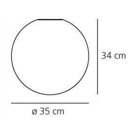 Artemide Dioscuri 35 Wall lamp / ceiling lamp
