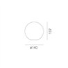 Artemide Dioscuri 14 Table lamp