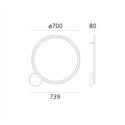 Artemide Discovery Led Wall lamp / ceiling lamp