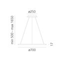 Artemide Discovery suspended lamp