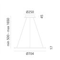 Artemide Discovery suspended lamp