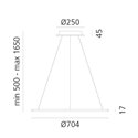 Artemide Discovery suspended lamp