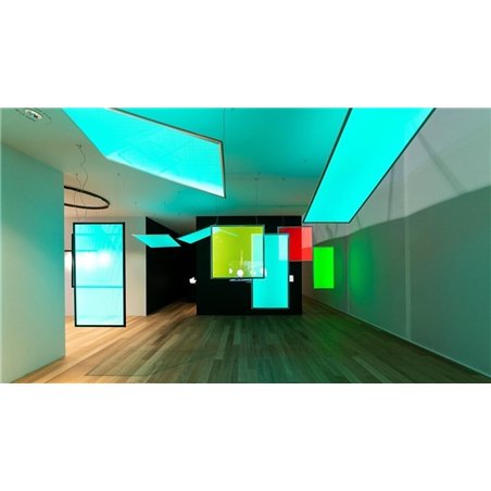 Artemide Discovery Space Rectangular RGBW suspended lamp