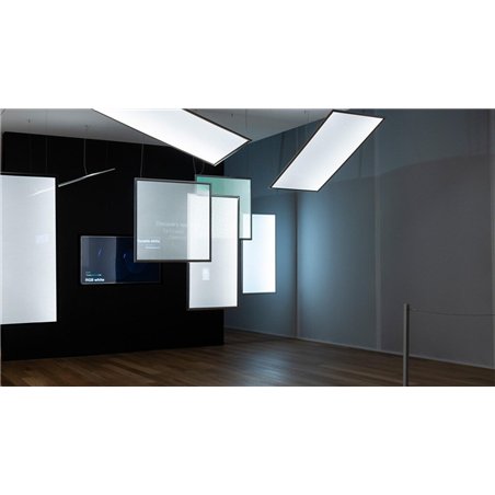 Artemide Discovery Space Rectangular RGBW suspended lamp