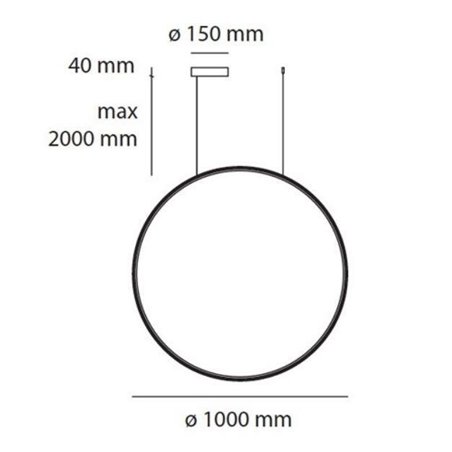 Artemide Discovery Vertical 100 TW suspended lamp