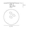 Artemide Droplet Led ceiling lamp