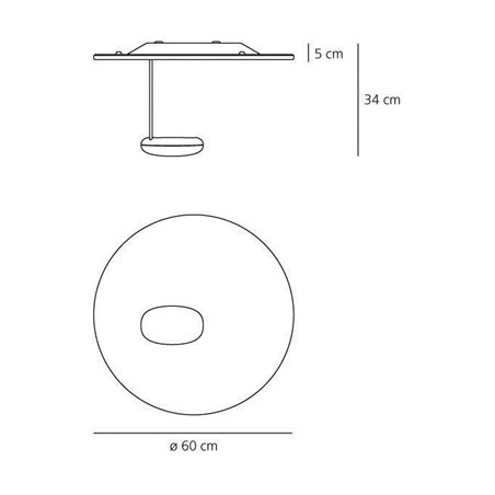 Artemide Droplet Mini Led Wall lamp / ceiling lamp