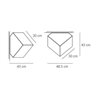Artemide Edge 30 Wall lamp / ceiling lamp
