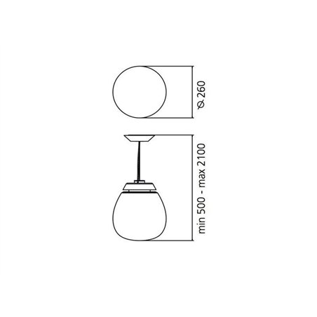 Artemide Empatia 26 suspended lamp