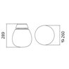 Artemide Empatia 26 Wall lamp / ceiling lamp