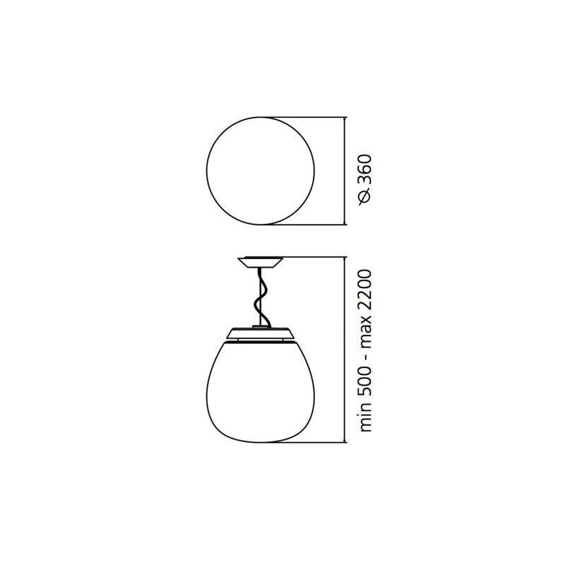Artemide Empatia 36 suspended lamp