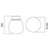 Artemide Empatia 36 Wall lamp / ceiling lamp