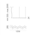 Artemide Led Net Line 125 suspended lamp