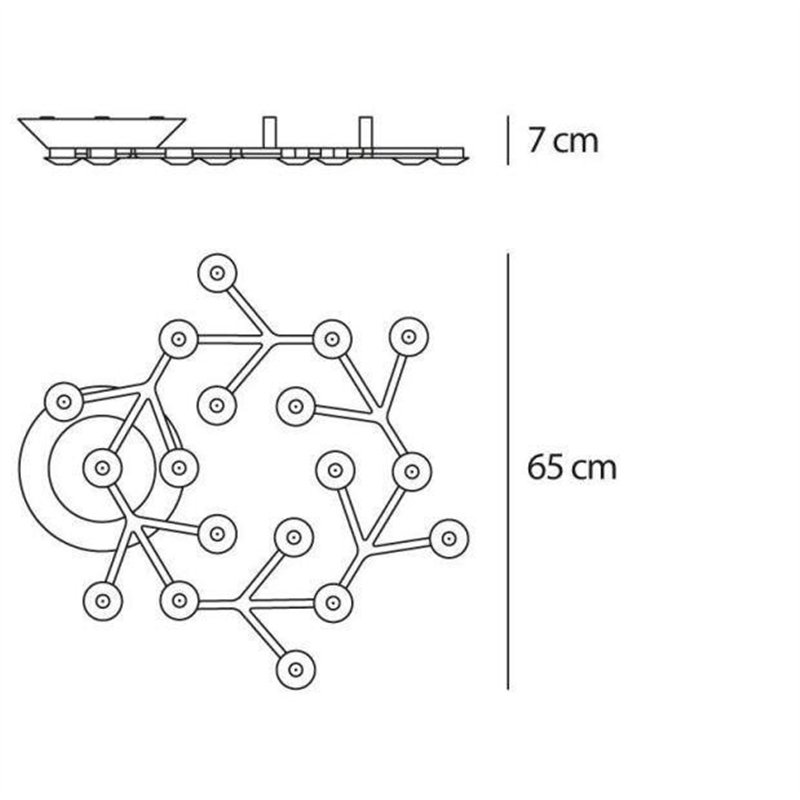 Artemide Led Net Circle ceiling lamp