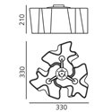 Artemide Logico Micro ceiling lamp 3x120°