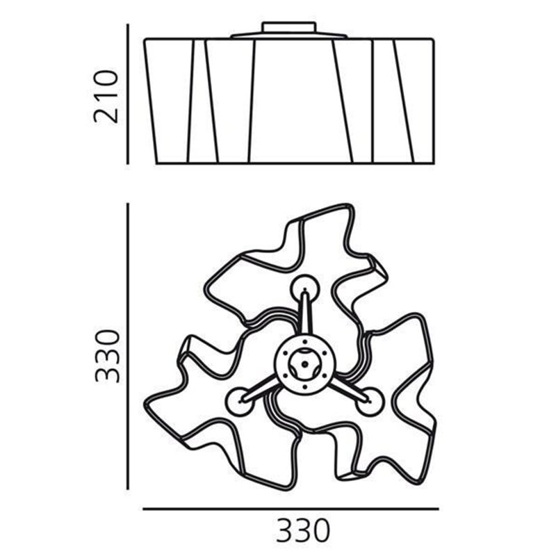 Artemide Logico Micro ceiling lamp 3x120°