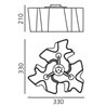 Artemide Logico Micro ceiling lamp 3x120°