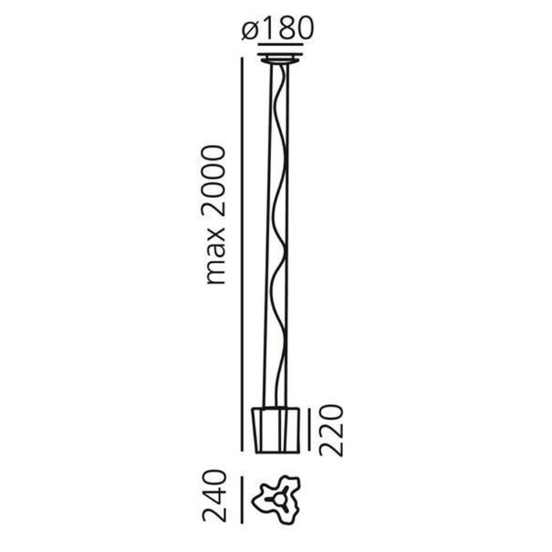 Artemide Logico Mini suspended lamp
