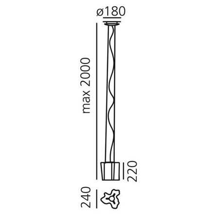 Artemide Logico Mini suspended lamp