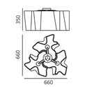 Artemide Logico ceiling lamp 3x120°