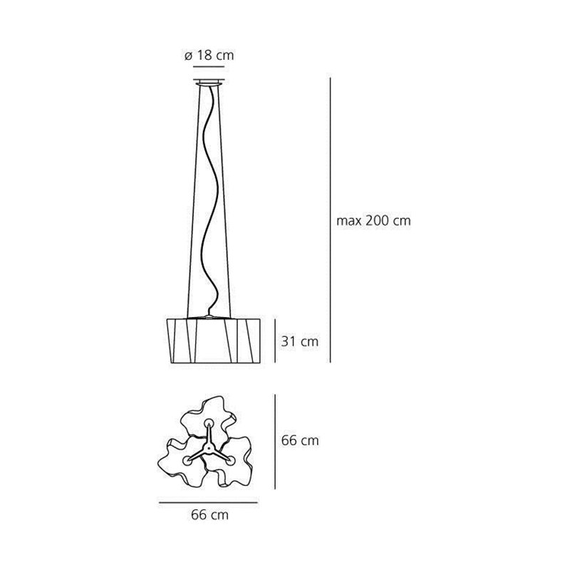 Artemide Logico suspended lamp 3x120°