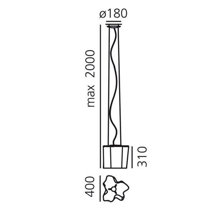 Artemide Logico suspended lamp