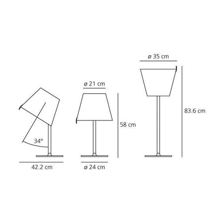 Artemide Melampo NOTTE Table lamp