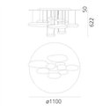 Artemide Mercury Led ceiling lamp