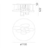 Artemide Mercury Led ceiling lamp