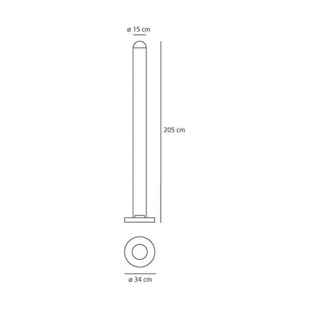 Artemide Metacolor Led floor lamp